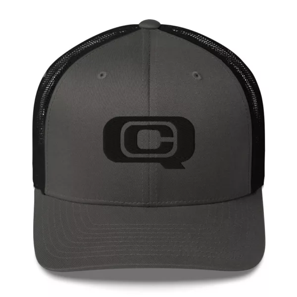 Black Trucker Cap