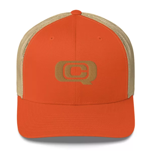 Orange Trucker Cap