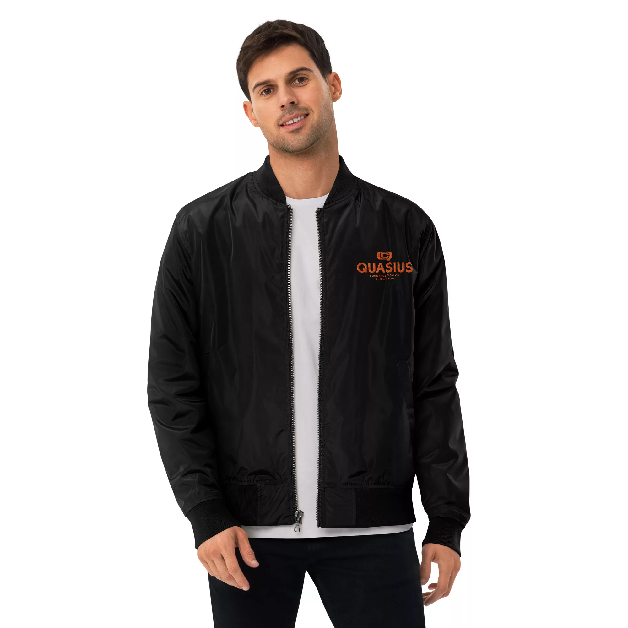 Construction bomber outlet jacket